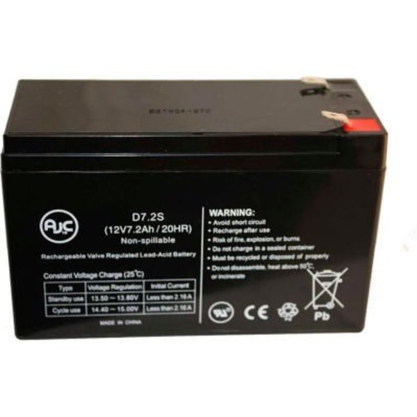 Battery Clerk UPS Battery, UPS, 12V DC, 7 Ah, Cabling, F2 Terminal BEST TECHNOLOGIES-PATRIOT 0305-0425U